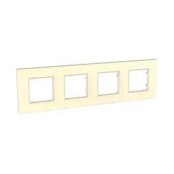 Рамка 4-постовая Schneider Electric Unica Quadro MGU2.708.25