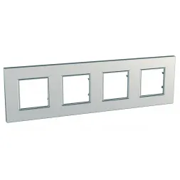 Рамка 4-постовая Schneider Electric Unica Quadro MGU6.708.55
