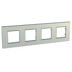 Рамка 4-постовая Schneider Electric Unica Quadro MGU6.708.57