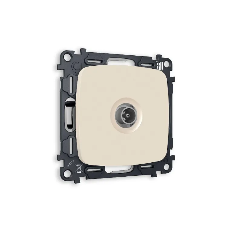 Комплект механизма TV розетки оконечной 50-870 MHz 1dB Ambrella Volt Omega MO333010