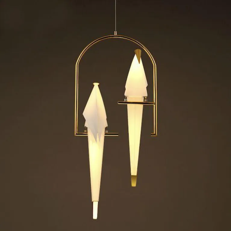Подвесной светодиодный светильник Imperium Loft Origami Bird 75098-22