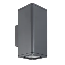 Уличный настенный светильник Arlight LGD-EVO-WALL-TWIN-S100x100-2x12W Warm3000 (GR, 44 deg, 230V) 04