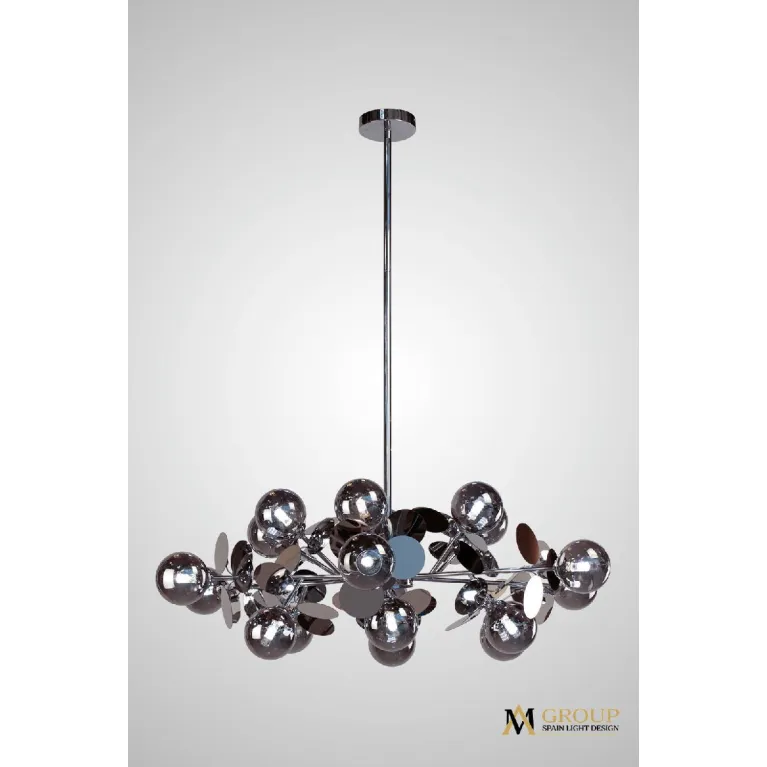 Люстра на штанге AM Group AM392 SP18 CHROM