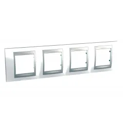 Рамка 4-постовая Schneider Electric Unica Top MGU66.008.092