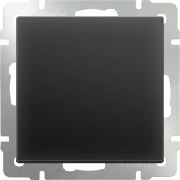 Перекрестный переключатель одноклавишный Werkel черный матовый WL08-SW-1G-C 4690389073618