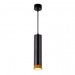 Подвесной светодиодный светильник Elektrostandard 50164/1 LED черный/золото 4690389144028