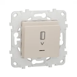 Выключатель карточный Schneider Electric Unica New NU528344