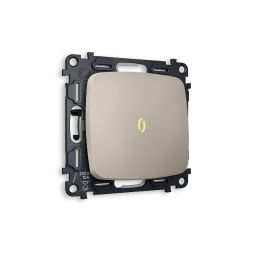 Комплект механизма 1-кл проходного выключателя с подсветкой Ambrella Volt Omega MO362030
