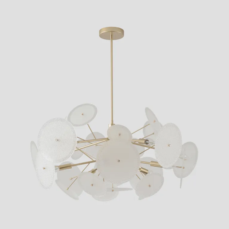 Люстра на штанге Crystal Lux DANDELION SP10 GOLD