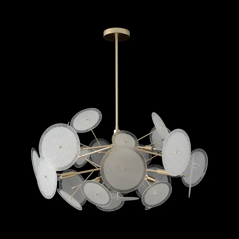 Люстра на штанге Crystal Lux DANDELION SP10 GOLD