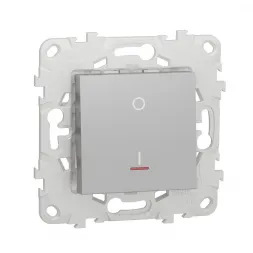 Выключатель одноклавишный Schneider Electric Unica New NU526230S
