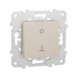 Выключатель одноклавишный Schneider Electric Unica New NU526244S