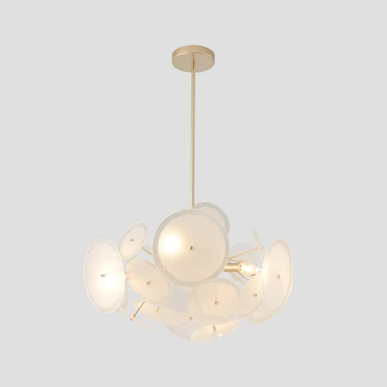 Люстра на штанге Crystal Lux DANDELION SP6 GOLD