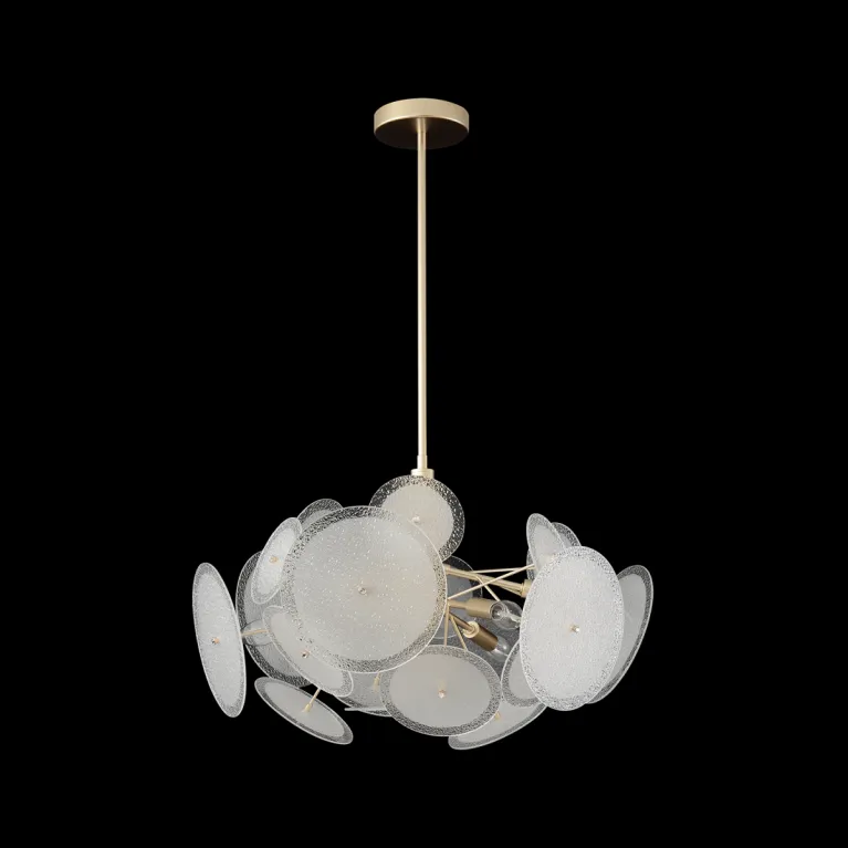 Люстра на штанге Crystal Lux DANDELION SP6 GOLD