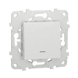 Переключатель одноклавишный Schneider Electric Unica New NU520318N