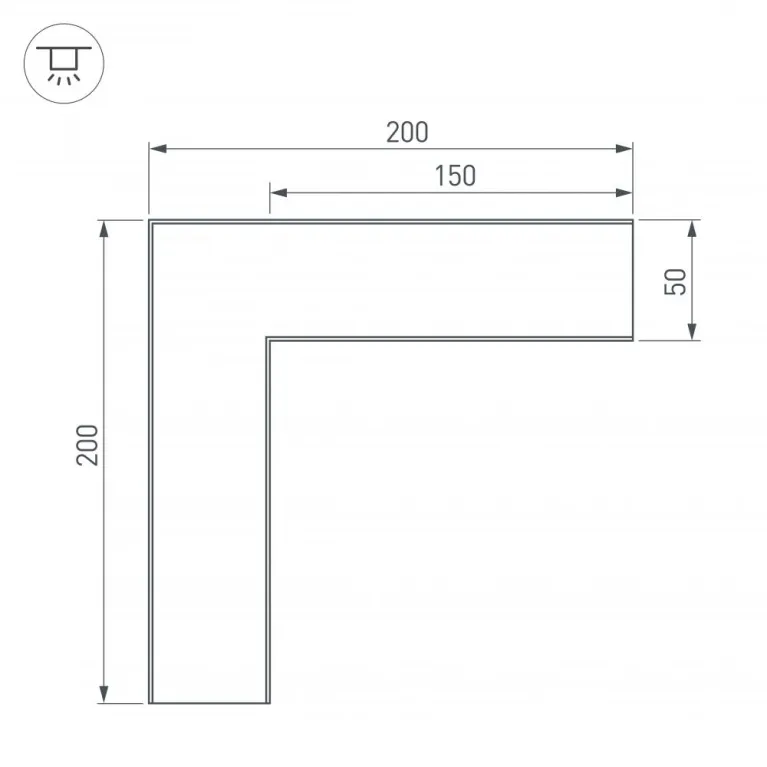 Соединитель профиля Arlight SL-LINE 030116