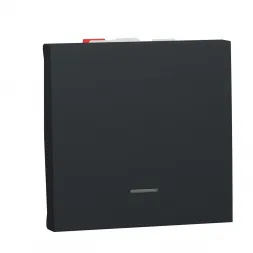 Переключатель одноклавишный с нейтралью Schneider Electric Unica New NU320354S