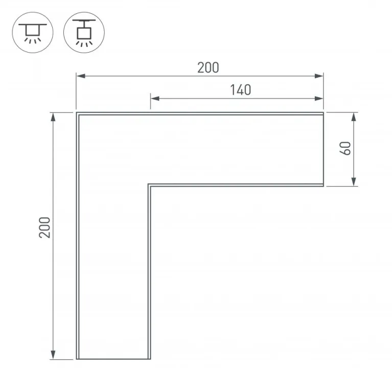 Соединитель профиля Arlight SL-LINE 030141