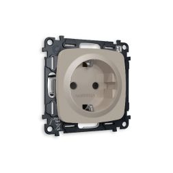 Комплект механизма розетки с/з со шторками Ambrella Volt Omega MO367010
