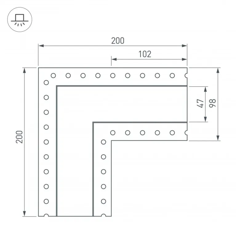 Соединитель профиля Arlight SL-LINIA 030106