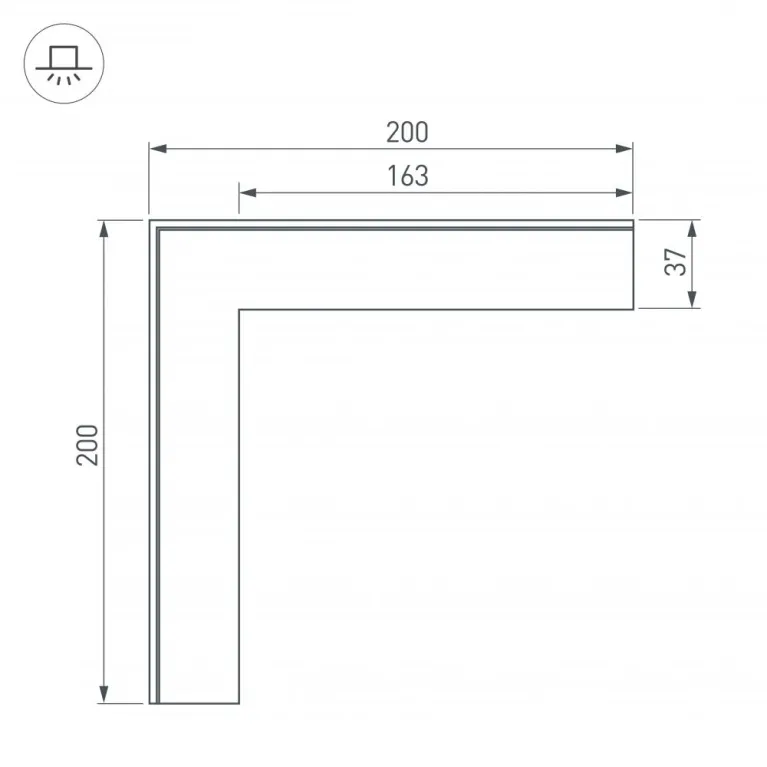 Соединитель профиля Arlight SL-LINIA 030105