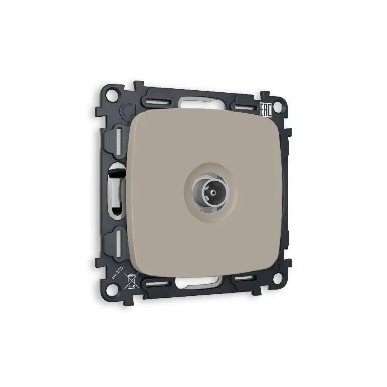 Комплект механизма TV розетки оконечной 50-870 MHz 1dB Ambrella Volt Omega MO373010