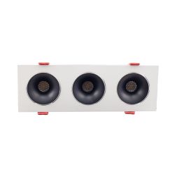 Встраиваемый светильник AM Group AM480-3 BK+WH 23,1W