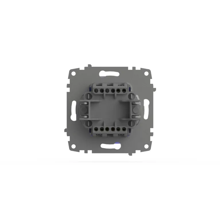 Выключатель двухклавишный с подсветкой ELBI Zena Vega 609-015600-203