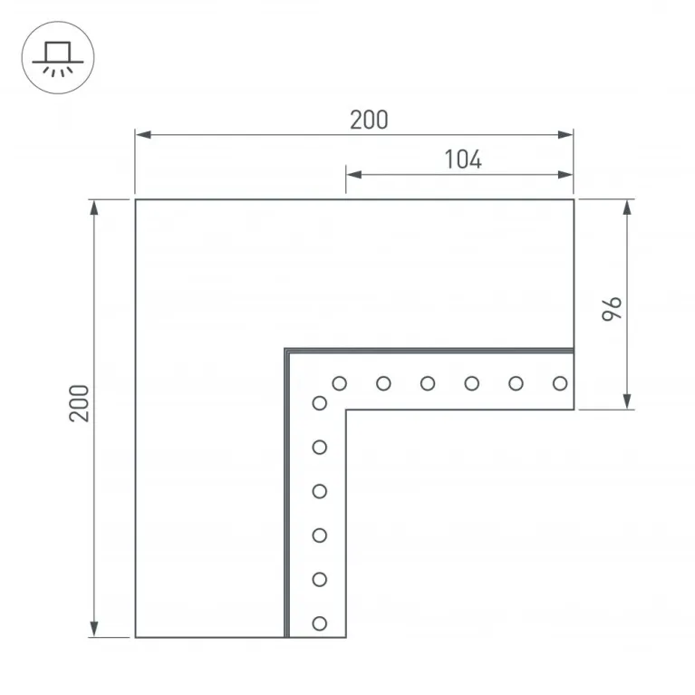 Соединитель профиля Arlight SL-LINIA 030136