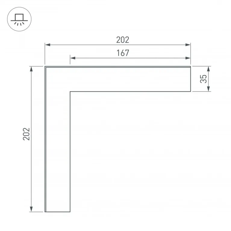 Соединитель профиля Arlight SL-LINIA 030125