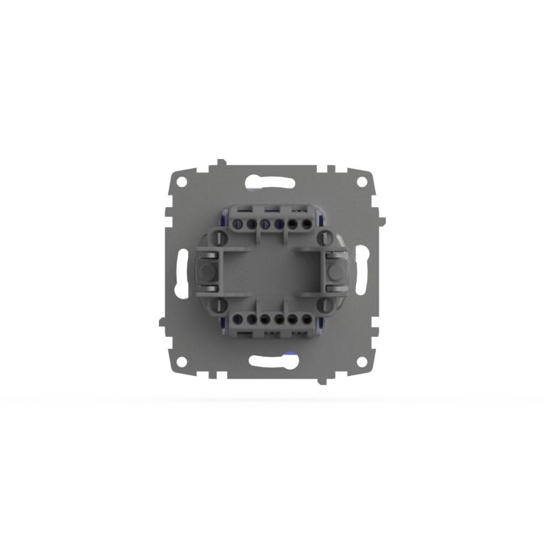 Выключатель одноклавишный проходной с подсветкой ELBI Zena Vega 609-015600-210