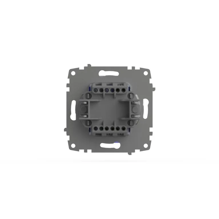 Выключатель одноклавишный проходной с подсветкой ELBI Zena Vega 609-015600-210