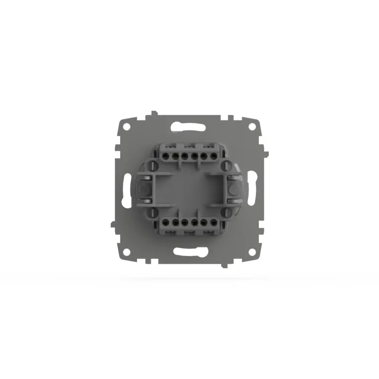 Переключатель двухклавишный проходной ELBI Zena Vega 609-015600-211