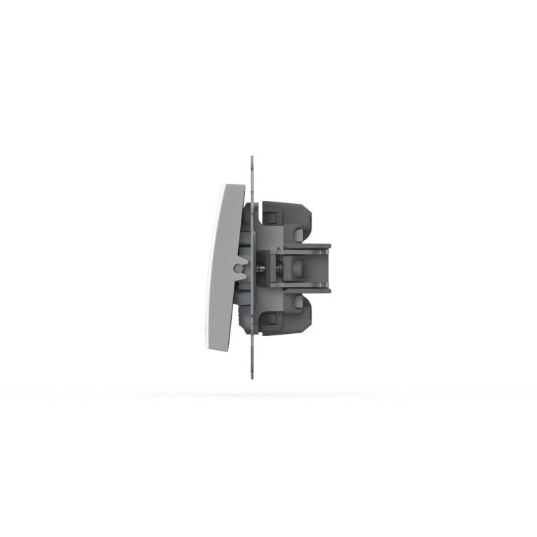 Переключатель двухклавишный проходной ELBI Zena Vega 609-015600-211