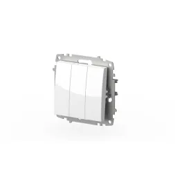 Выключатель трехклавишный ELBI Zena Vega 609-015600-254