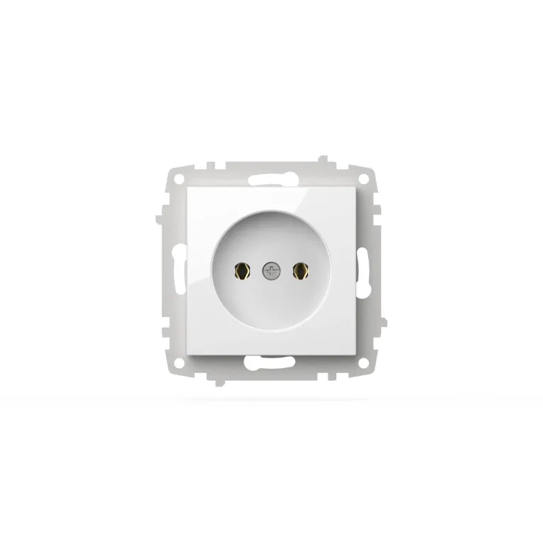 Розетка без заземления ELBI Zena Vega 609-015600-215