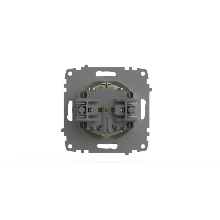 Розетка с заземлением ELBI Zena Vega 609-015600-217