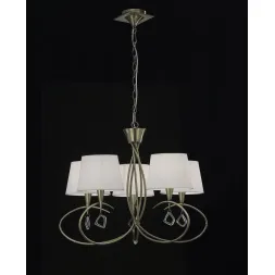 Подвесная люстра Mantra Mara Antique Brass 1621