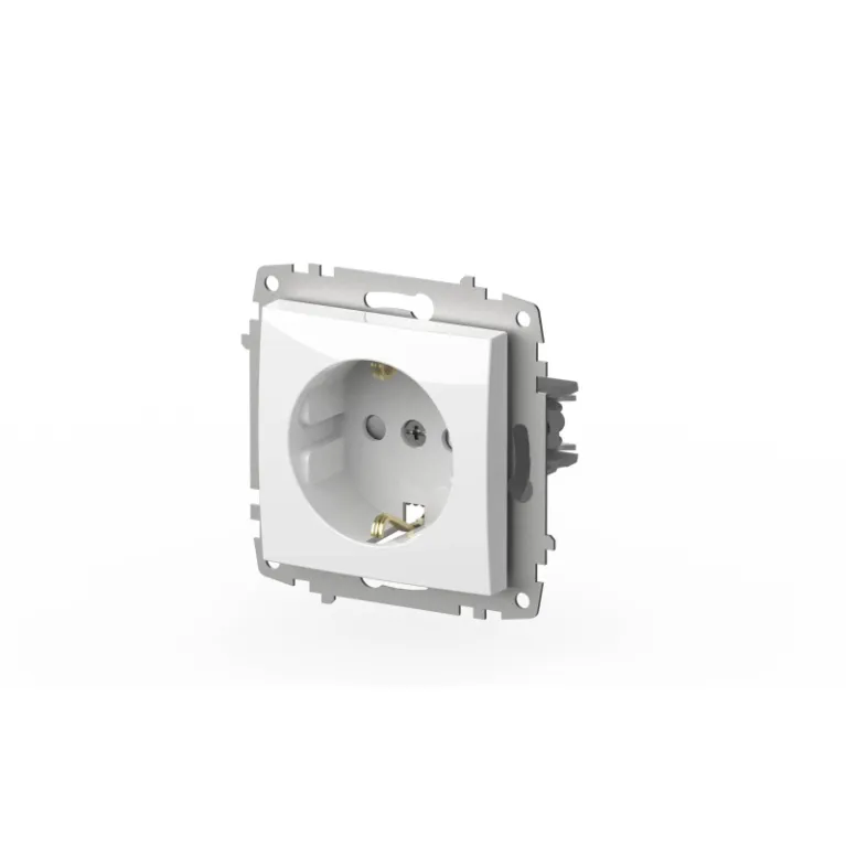 Розетка с заземлением и защитой от детей ELBI Zena Vega 609-015600-243