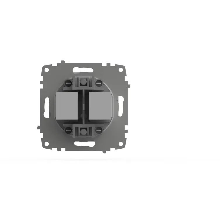 Розетка компьютерная двухместная ( Cat 6) ELBI Zena Vega 609-015600-248