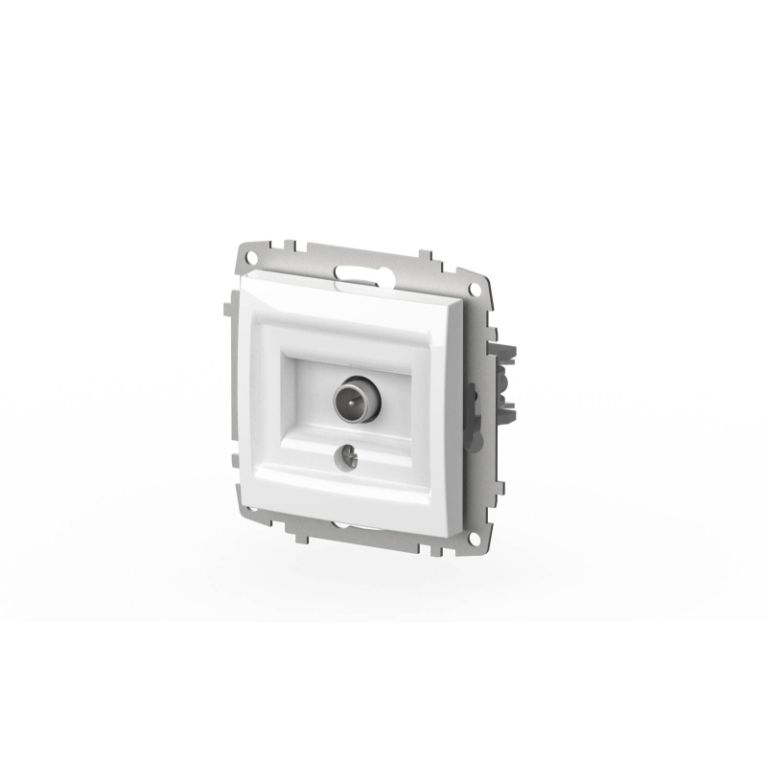 Розетка для TV с экраном (концевая) ELBI Zena Vega 609-015600-273