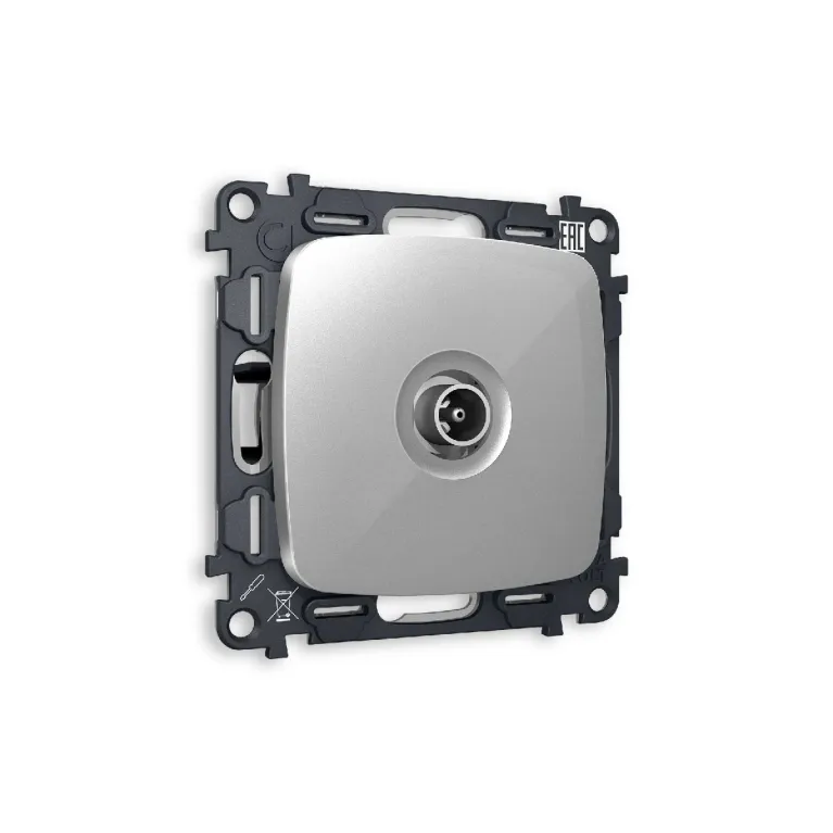 Комплект механизма TV розетки проходной 5-1000 MHz 4dB Ambrella Volt Omega MO413030