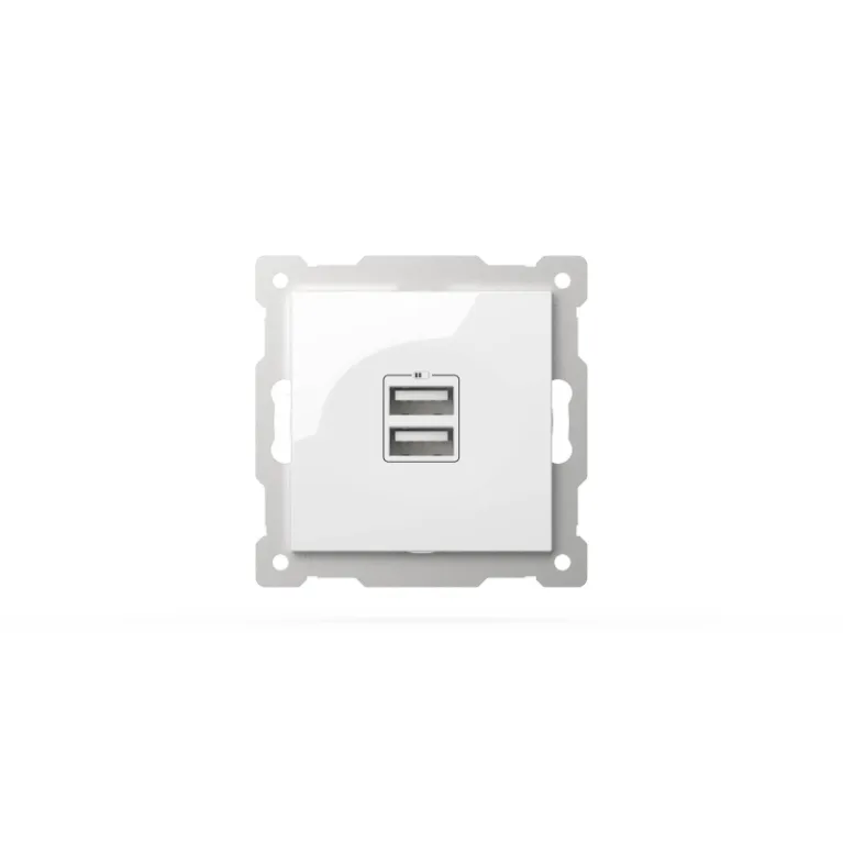 Розетка USB 5V 2,1A 2-я ELBI Zena Vega 609-015600-143