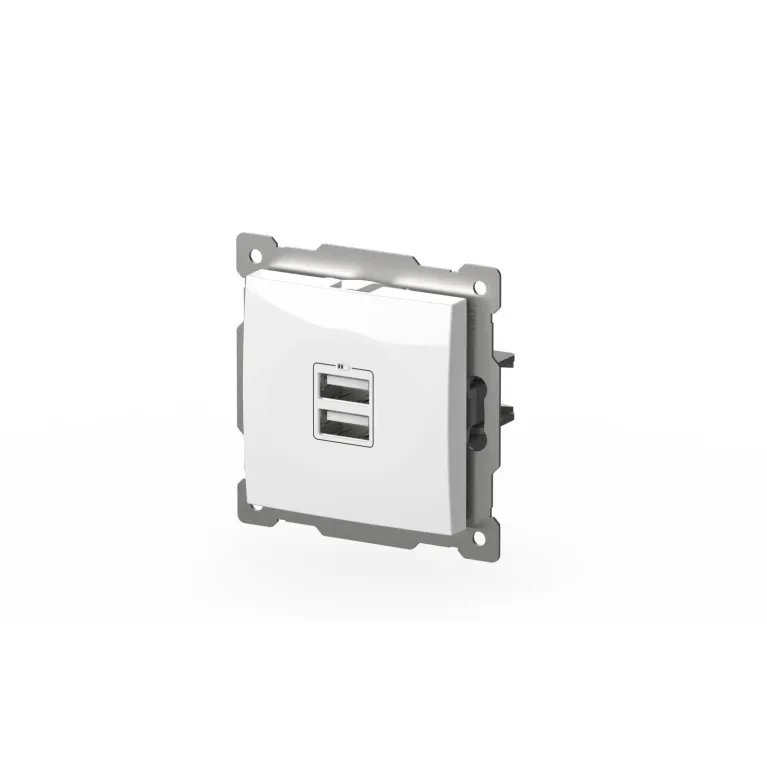 Розетка USB 5V 2,1A 2-я ELBI Zena Vega 609-015600-143
