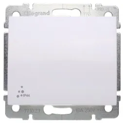 Переключатель одноклавишный промежуточный Legrand Galea Life 10A 250V IP44 белый 771024