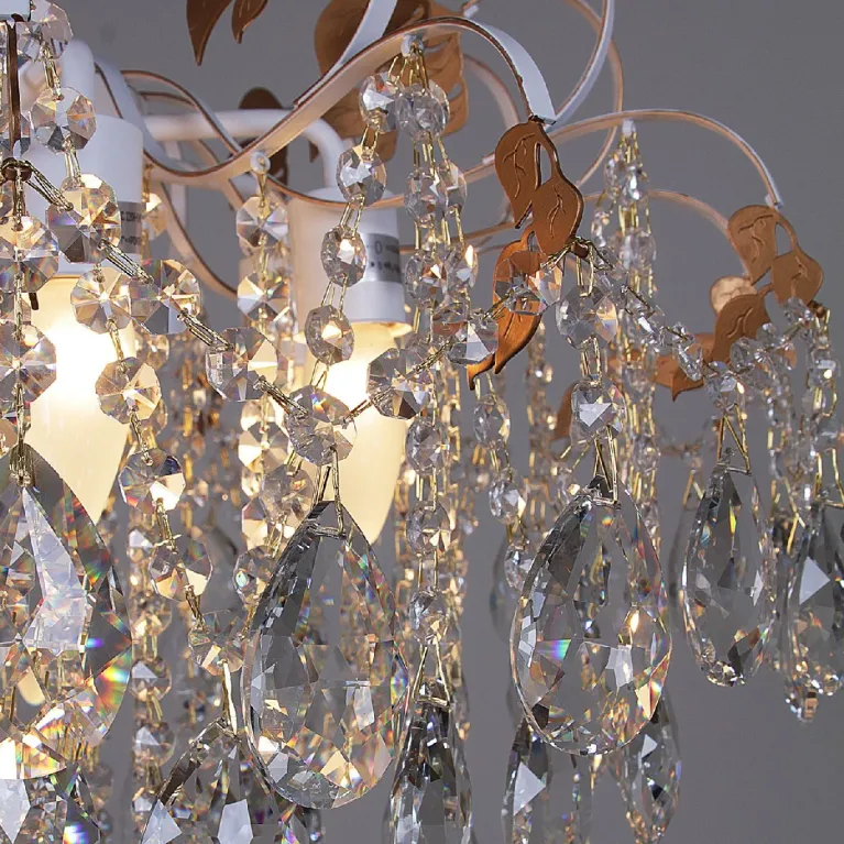 Люстра на штанге Reluce 96028-0.3-06 WH+GOLD PN