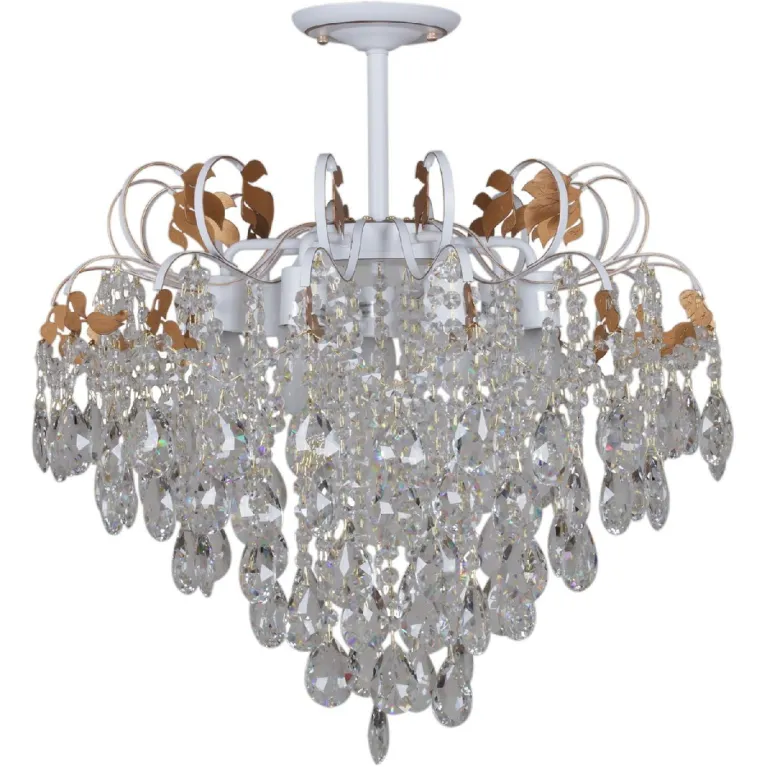 Люстра на штанге Reluce 96028-0.3-07 WH+GOLD PN