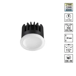 Светодиодный модуль Novotech Diod Mod IP20 LED 6/8/10W 180-265V 2700К\3200К\4000К 359825