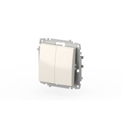 Выключатель двухклавишный ELBI Zena Vega 609-010200-202