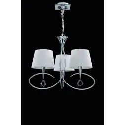 Подвесная люстра Mantra Mara Chrome - White 1640